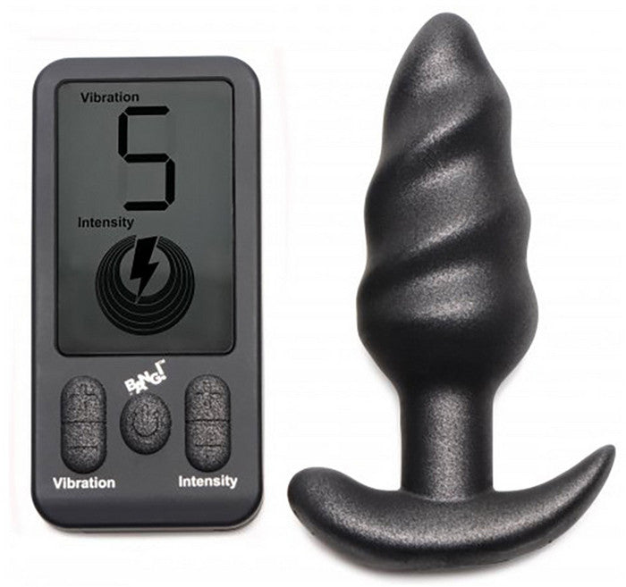 Plug vibrant Swirl Butt 9.5 x 3.6cm