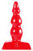 Plug Zizi Ripple 9 x 3 cm Rouge