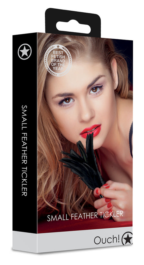 Plumeau Feather Tickler 20cm Noir