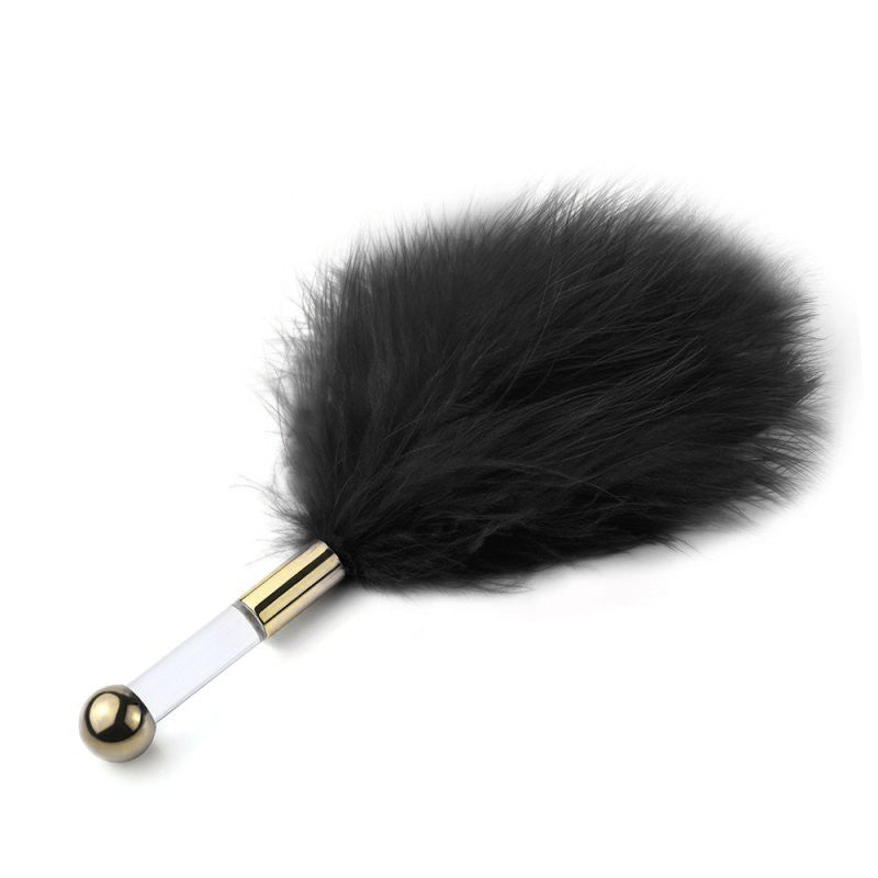 Plumeau Golden Clear 15cm Noir