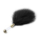 Plumeau Golden Clear 15cm Noir