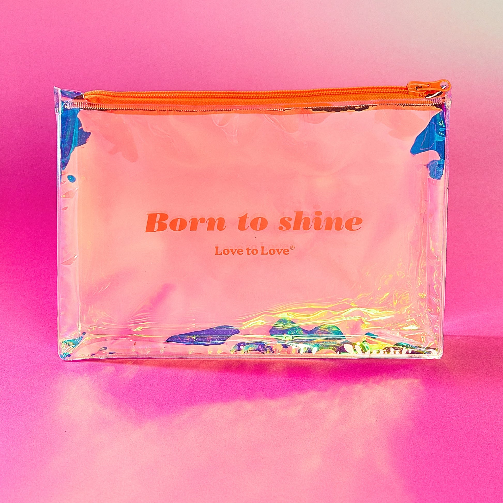 Pochette de rangement Born to Shine Zip Orange