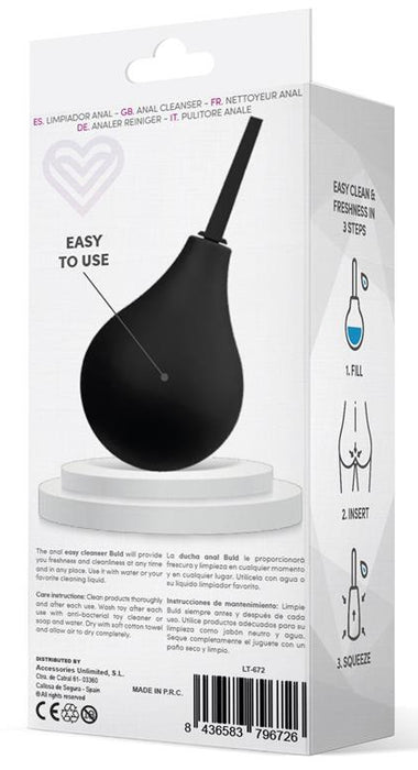 Poire anale Buld Easy Noire