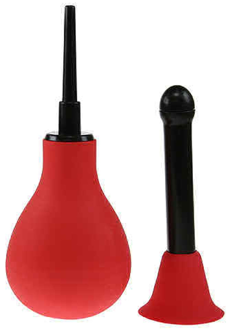 Poire anale Whirling avec 2 embouts