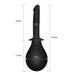 Poire de lavement anal Flexible 12 x 2 cm