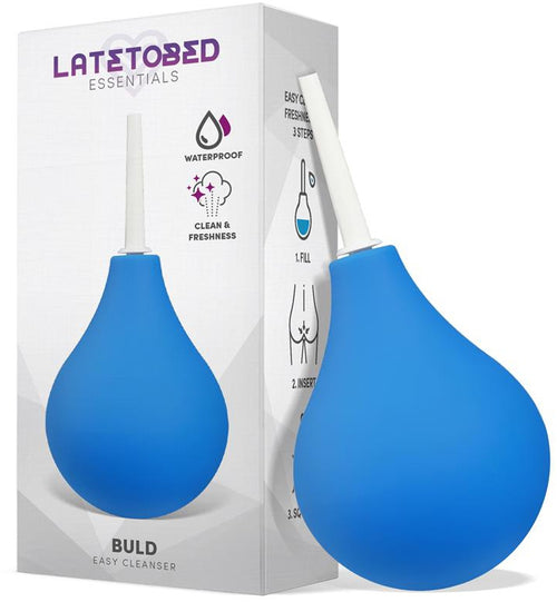 Poire de lavement Buld Easy Bleue