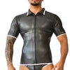 Polo en néoprène Xrub avec Zip Noir-Blanc