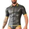 Polo en néoprène Xrub avec Zip Noir-Jaune