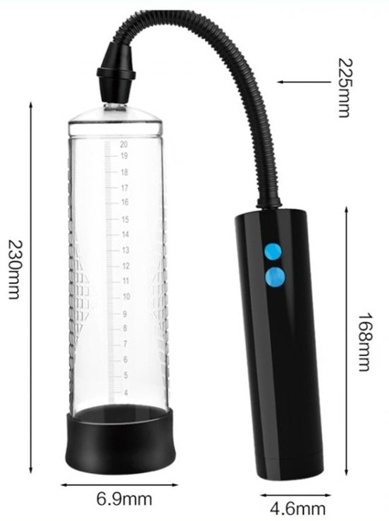 Pompe à pénis automatique Vackus Pump 20 x 5.7cm