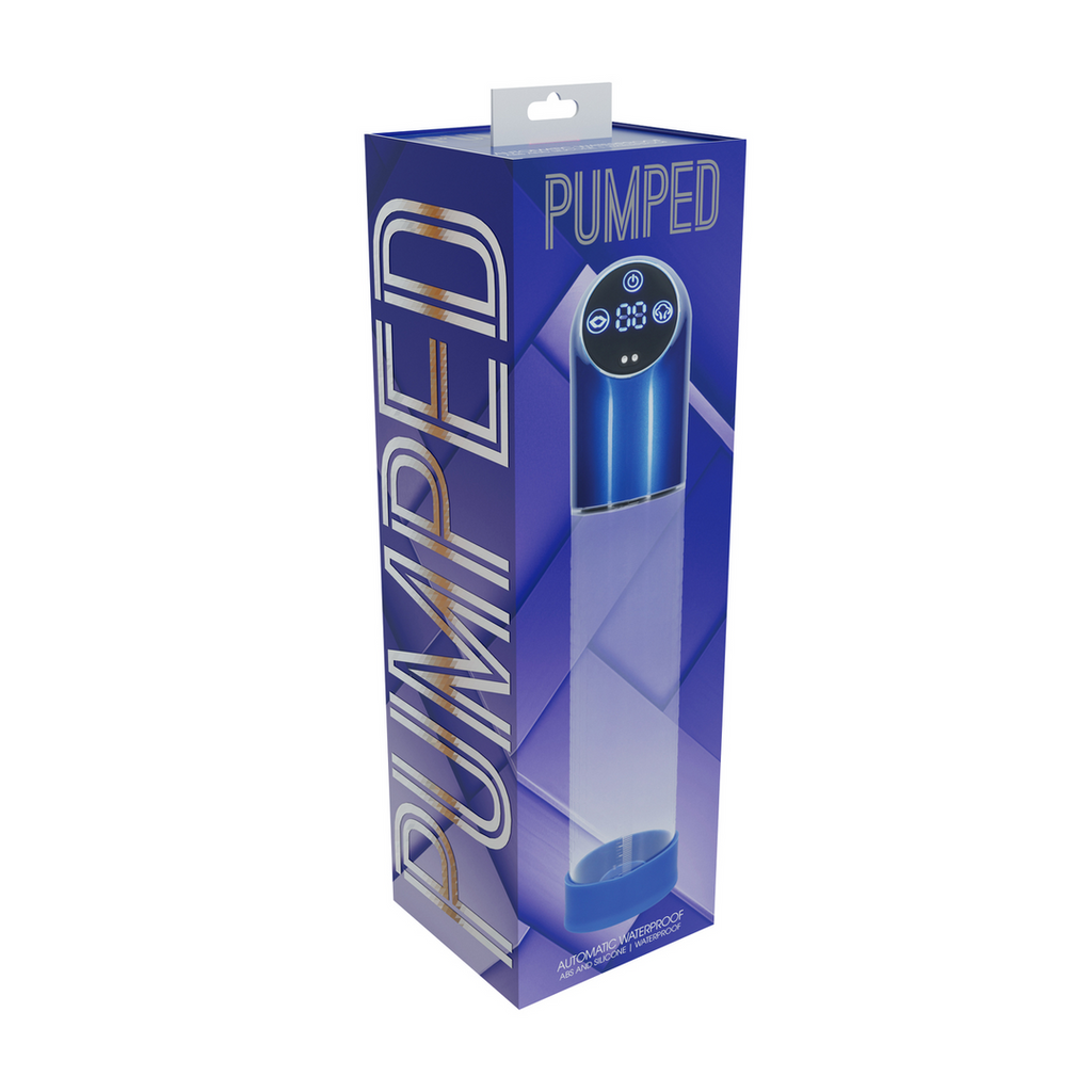 Pompe à pénis Autovac 20 x 5.8 cm Bleue