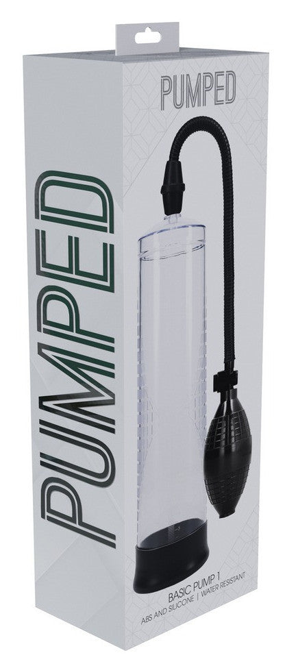 Pompe à pénis Basic Pump 1 20 x 5.8 cm Transparente