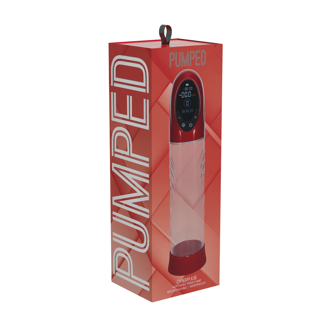 Pompe à pénis Cyberpulse 21 x 6 cm Rouge