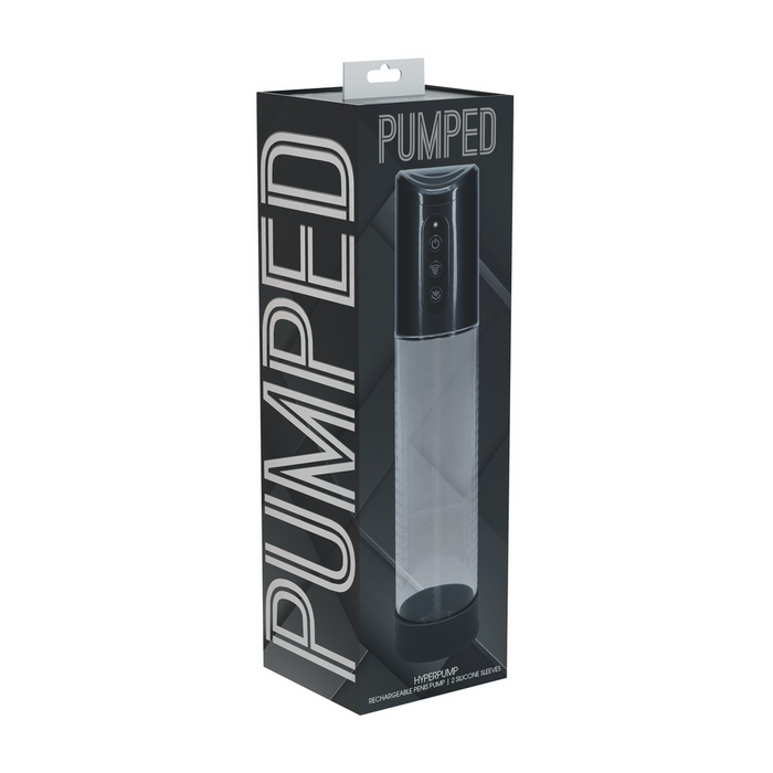 Pompe à pénis Hyperpump 20 x 5.8 cm Noire