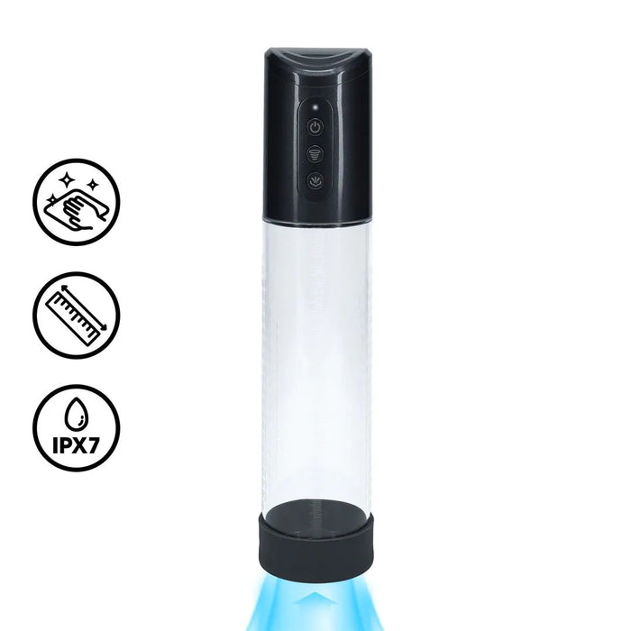 Pompe à pénis Hyperpump 20 x 5.8 cm Noire