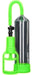 Pompe à pénis phosphorescente Glow Comfort 20 x 5.5cm