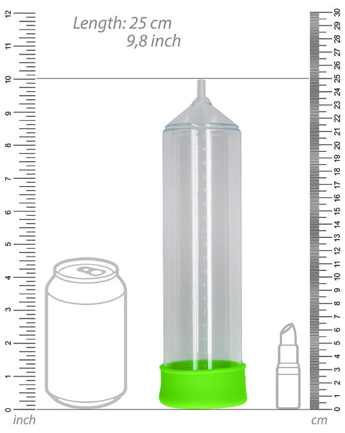 Pompe à pénis phosphorescente Glow Pump 20 x 5.5cm