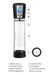 Pompe automatique pour pénis avec écran LCD 20 x 6cm