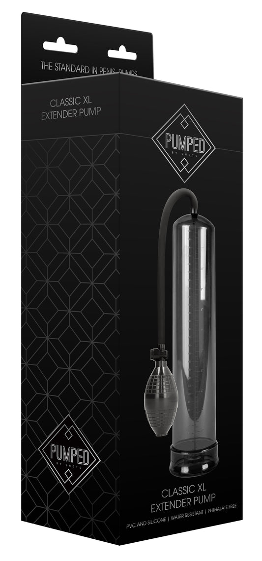 Pompe pour pénis Classic XL 30 x 6.5 cm Noire