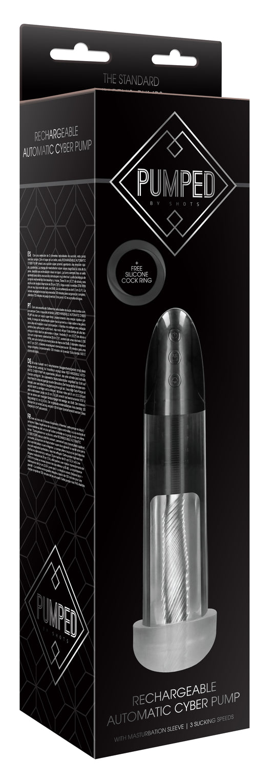 Pompe pour pénis Masturbateur Cyber Pump 22 x 6cm