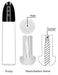 Pompe pour pénis Masturbateur Cyber Pump 22 x 6cm
