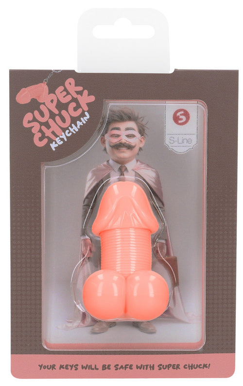 Porte-Clés Pénis Super Chuck Rose clair