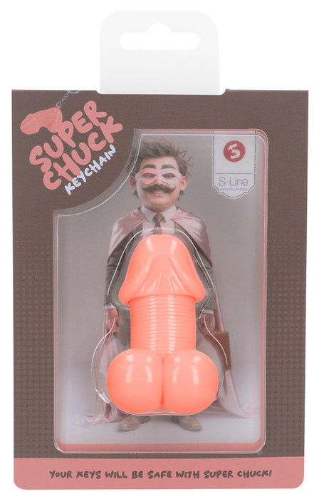 Porte-Clés Pénis Super Chuck Rose clair