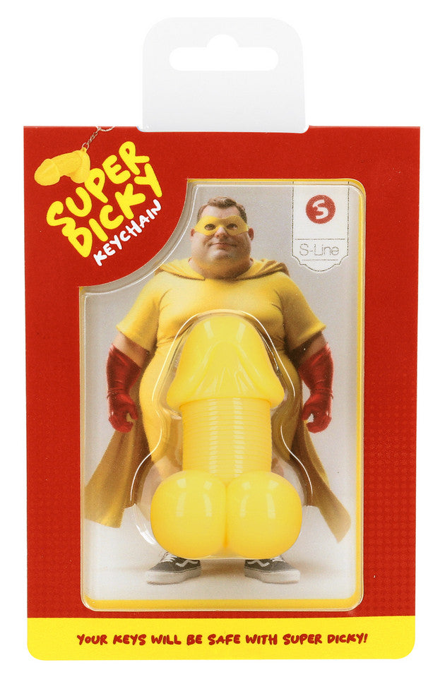 Porte-clés Pénis Super Dicky Jaune