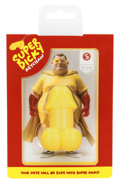 Porte-clés Pénis Super Dicky Jaune