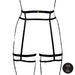 Porte-jarretelles Double Strap Noir