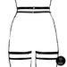 Porte-jarretelles Grande Taille Double Strap Noir
