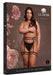 Porte-jarretelles Grande Taille Double Strap Noir
