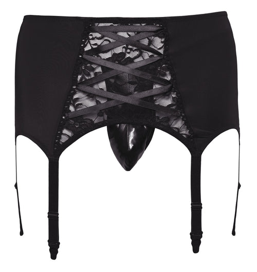 Porte-Jarretelles Homme Belt Lace Noir