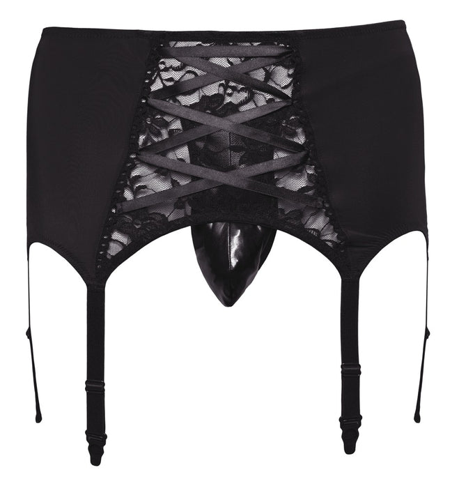 Porte-Jarretelles Homme Belt Lace Noir