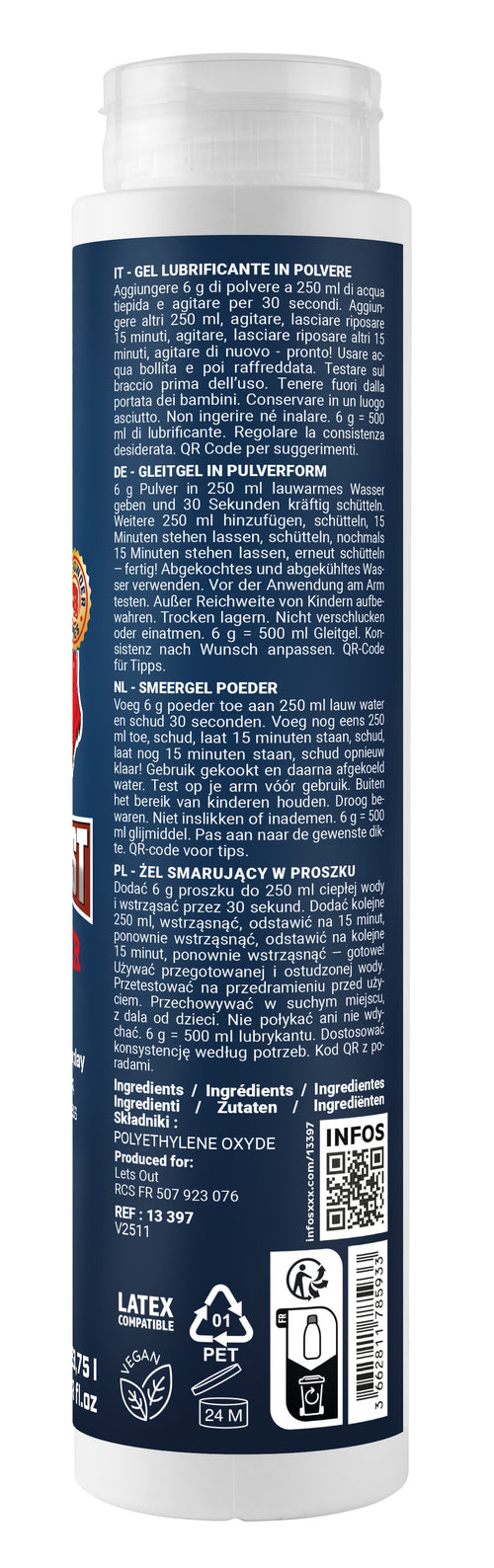 Poudre Fuck & Fist FF Powder 285g