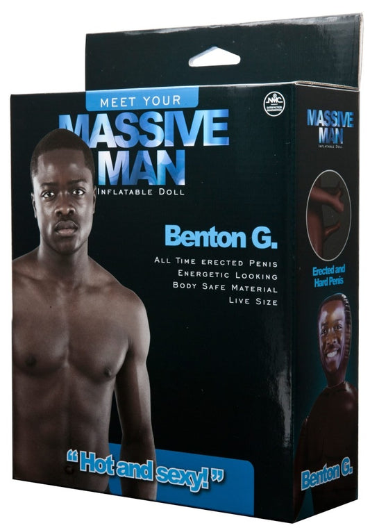 Poupée gonflable homme Massive Man Benton G 18 x 5.5cm
