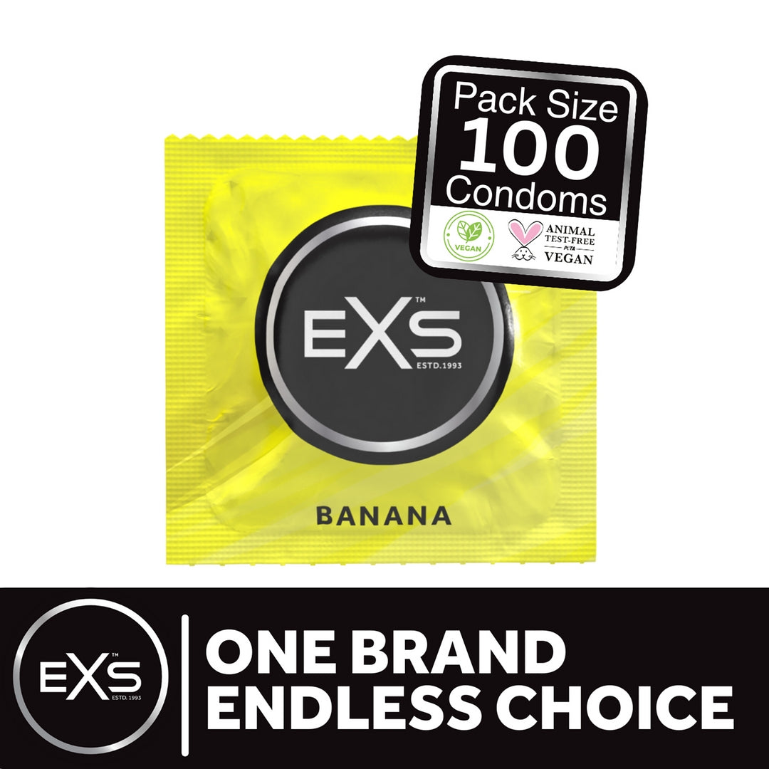 Préservatifs aromatisés Banana 54mm x100