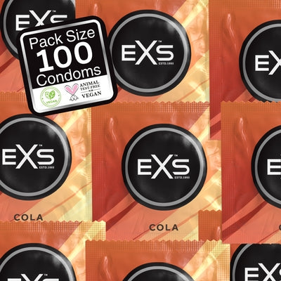 Préservatifs aromatisés Cola 54mm x100