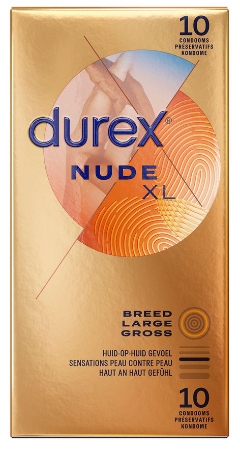 Préservatifs Durex Nude XL 60mm x10