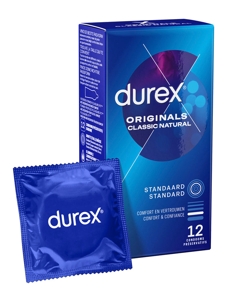 Préservatifs Durex Originals Natural 56mm x12