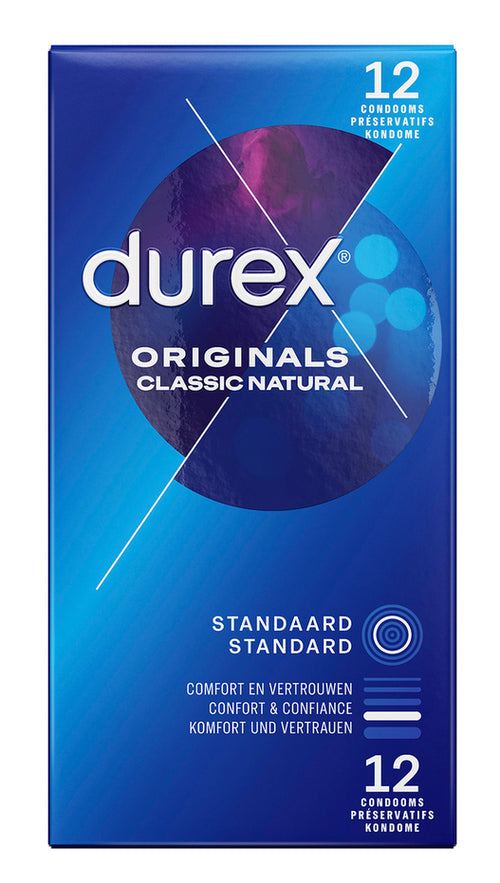 Préservatifs Durex Originals Natural 56mm x12