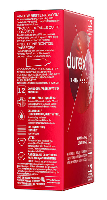 Préservatifs Durex Thin Feel x12