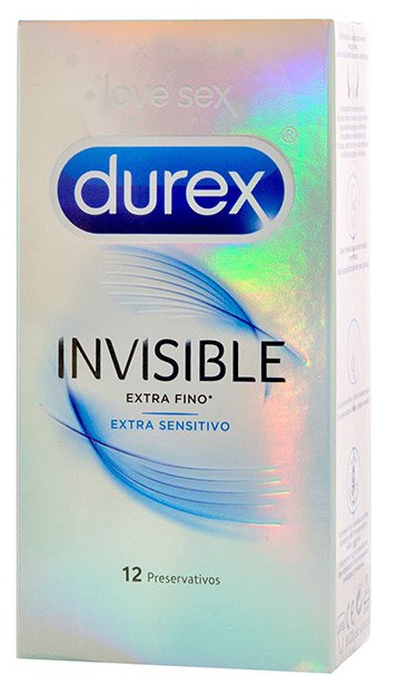 Préservatifs fins Invisible 52mm x12