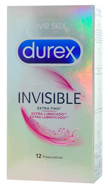 Préservatifs fins lubrifiés Invisible 52mm x12