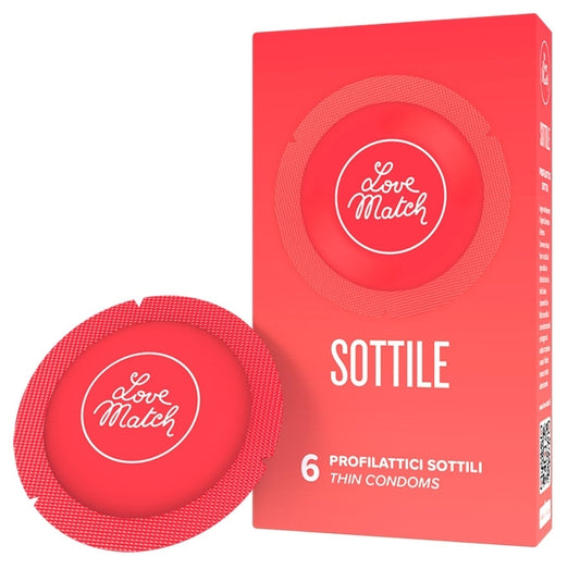 Préservatifs fins Sottile 53mm x6
