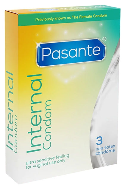 Préservatifs internes sans latex x3