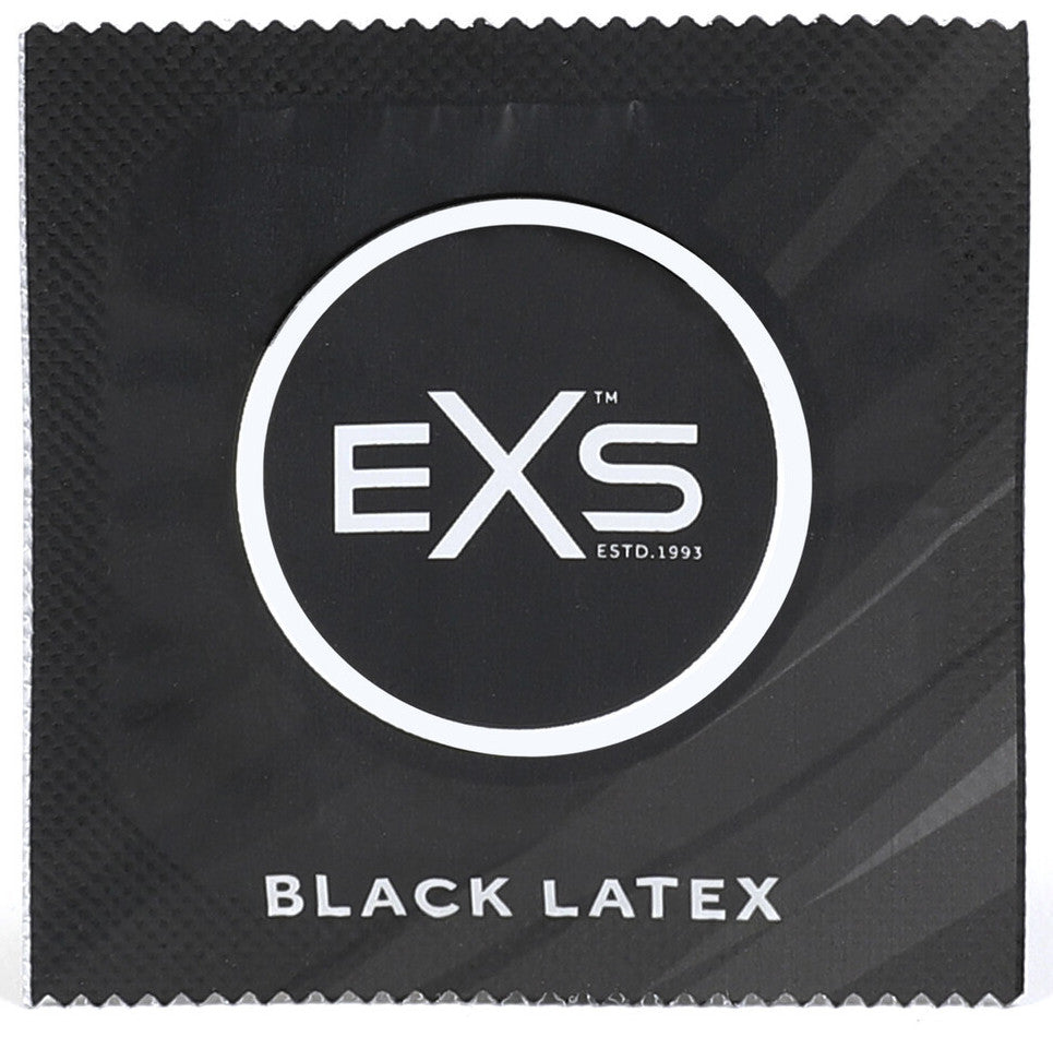 Préservatifs noirs Black Latex 54 mm x48