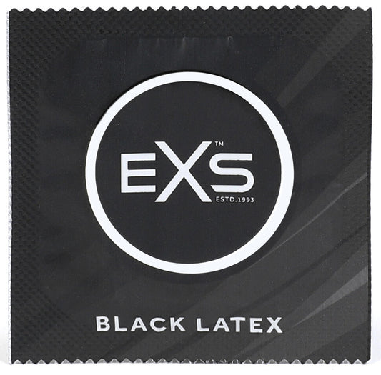 Préservatifs noirs Black Latex 54 mm x48