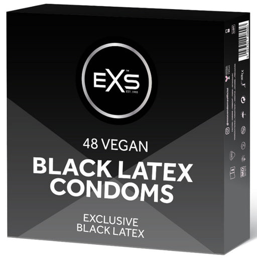 Préservatifs noirs Black Latex 54 mm x48