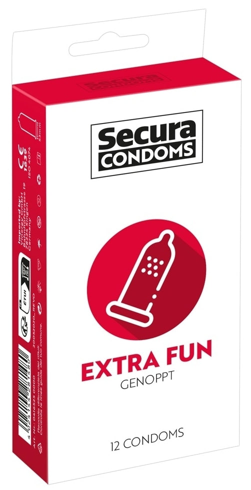 Préservatifs perlés Extra Fun 53mm x12