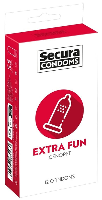 Préservatifs perlés Extra Fun 53mm x12